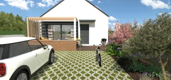 Maison neuve à Dinan, Bretagne