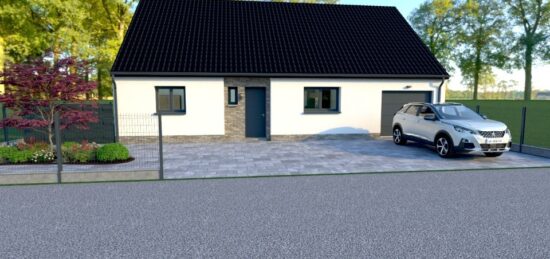 Maison neuve à Oppy, Hauts-de-France