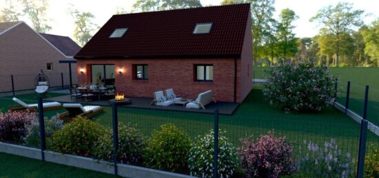 Maison neuve à , Nord