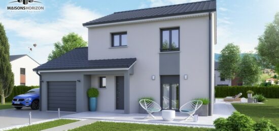 Maison neuve à Oudrenne, Grand Est