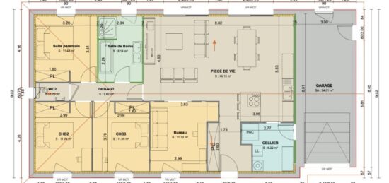 Maison neuve à , Ain