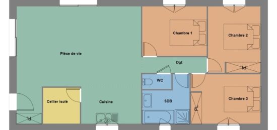 Maison neuve à , Morbihan