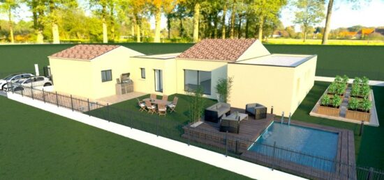 Maison neuve à Cébazan, Occitanie