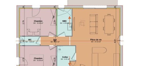 Maison neuve à , Landes