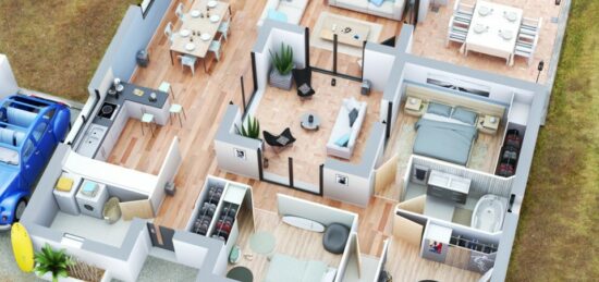 Maison neuve à , Landes