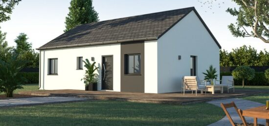 Maison neuve à Tréogat, Bretagne