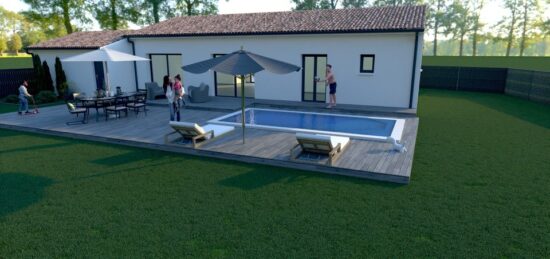 Maison neuve à Canet, Occitanie