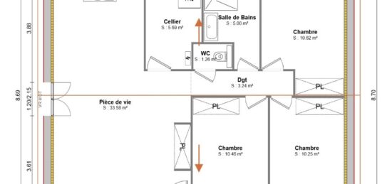 Maison neuve à , Haute-Loire