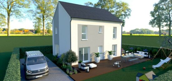 Maison neuve à Incarville, Normandie