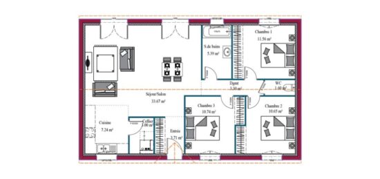 Maison neuve à , Lot-et-Garonne