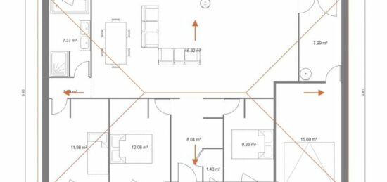 Maison neuve à , Pas-de-Calais