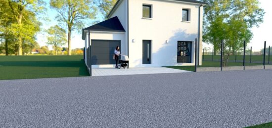 Maison neuve à Magny-en-Bessin, Normandie