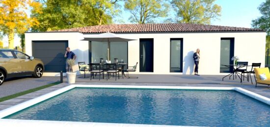 Maison neuve à Villesèquelande, Occitanie