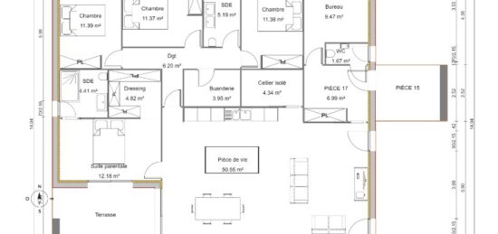 Maison neuve à , Gers