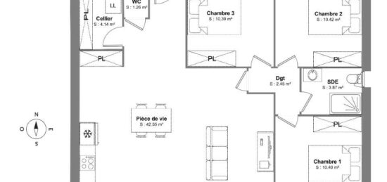 Maison neuve à , Hérault