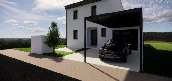 Maison neuve à Saint-Mathieu-de-Tréviers, Occitanie