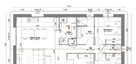 Maison neuve à , Ain