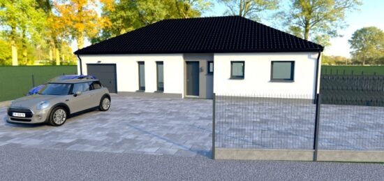 Maison neuve à Chérisy, Hauts-de-France