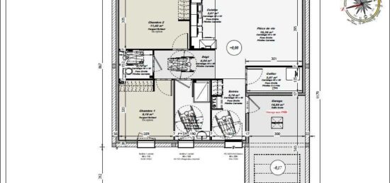 Maison neuve à , Mayenne