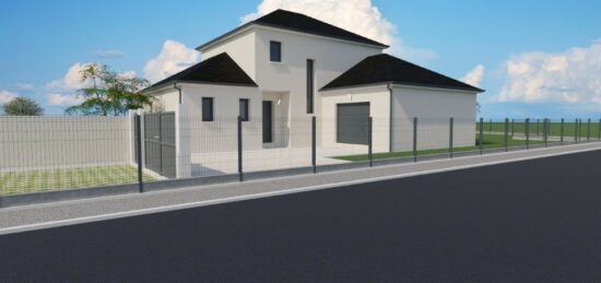 Maison neuve à Potigny, Normandie