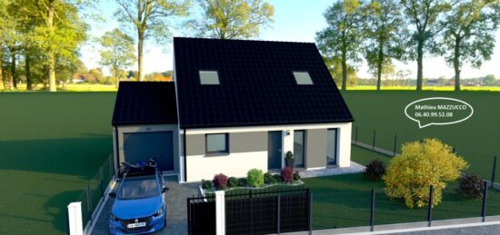 Maison neuve à Bertry, Hauts-de-France