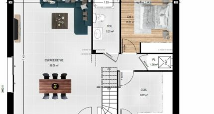 Chalonnes-sur-Loire Maison neuve - 2434297-961modele820240722ZxDxx.jpeg Maisons France Confort