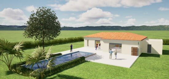 Maison neuve à Saint-Jean-de-Cuculles, Occitanie