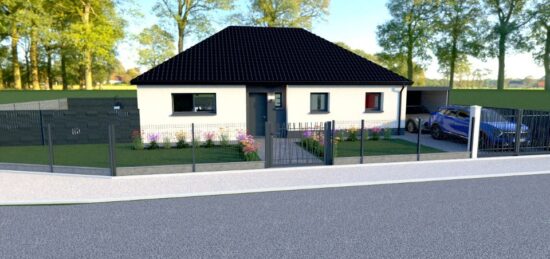 Maison neuve à Courchelettes, Hauts-de-France