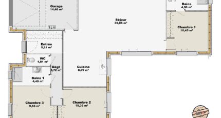 Montigny-en-Ostrevent Maison neuve - 2444136-4586modele620250606wTasV.jpeg Maisons France Confort