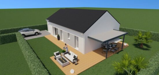 Maison neuve à Bornambusc, Normandie