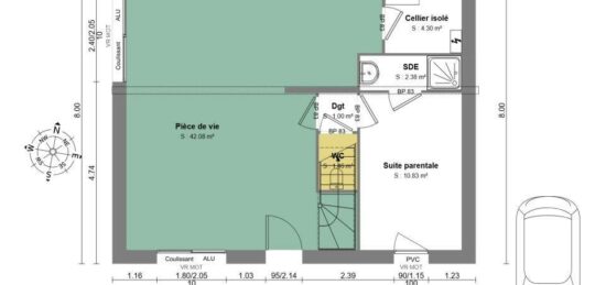 Maison neuve à , Eure