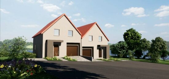 Maison neuve à Osthoffen, Grand Est