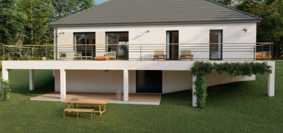 Maison neuve à Noailles, Nouvelle-Aquitaine