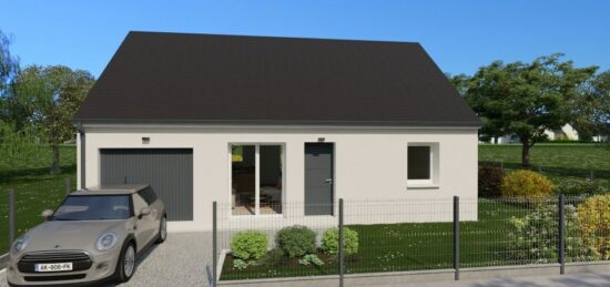 Maison neuve à Notre-Dame-d'Oé, Centre-Val de Loire