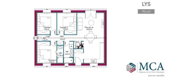 Maison neuve à Écoyeux, Nouvelle-Aquitaine