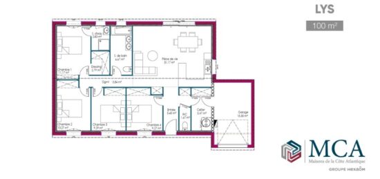 Maison neuve à Juicq, Nouvelle-Aquitaine