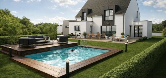 Maison neuve à Mesnil-Roc'h, Bretagne