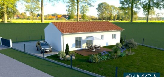 Maison neuve à Bretagne-de-Marsan, Nouvelle-Aquitaine