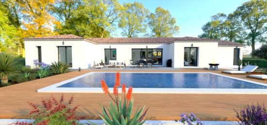 Maison neuve à Barjac, Occitanie