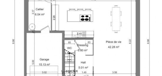 Maison neuve à , Nord