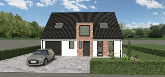 Maison neuve à Nortkerque, Hauts-de-France
