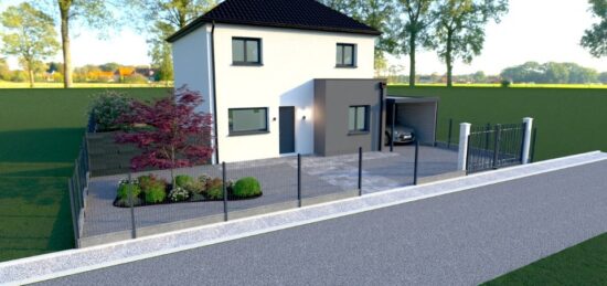 Maison neuve à Bois-Bernard, Hauts-de-France