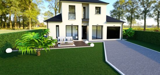 Maison neuve à Baudre, Normandie