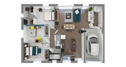 Castelmaurou Maison neuve - 2459710-4586modele720191218nugK0.jpeg Maisons France Confort