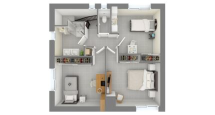 Tournefeuille Maison neuve - 2459558-4586modele820191218hXGDs.jpeg Maisons France Confort