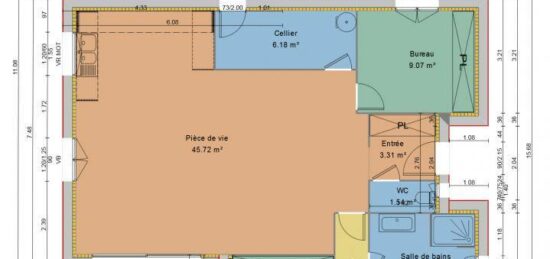 Maison neuve à , Hautes-Alpes