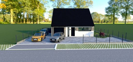 Maison neuve à Méricourt, Hauts-de-France