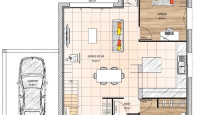 Saint-Laurent-des-Autels Maison neuve - 2465509-961modele820201016Saiod.jpeg Maisons France Confort