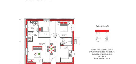 Maison neuve à , Lot