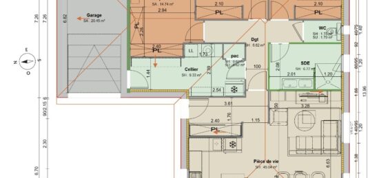 Maison neuve à , Ain